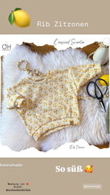 Rib Jersey Zitronen