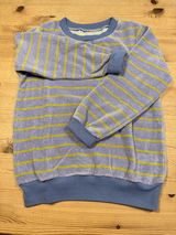 Frottee Jersey Streifen - flieder