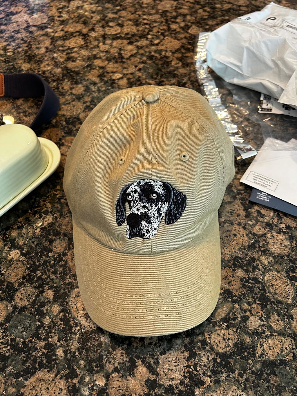 Personalized Pet Hat with Custom Embroidered Photo - Unique Pet Lover Gift Idea