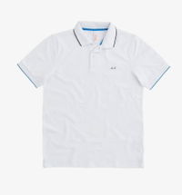 Polo Uomo Sun 68 Bianco | Manica Corta, Sconto 50%