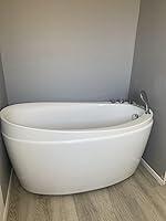 Freestanding Japanese Soaking Tub with Air Jets | Empava 59JT011
