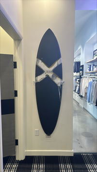 Clear Vertical Wall Rack | Acrylic