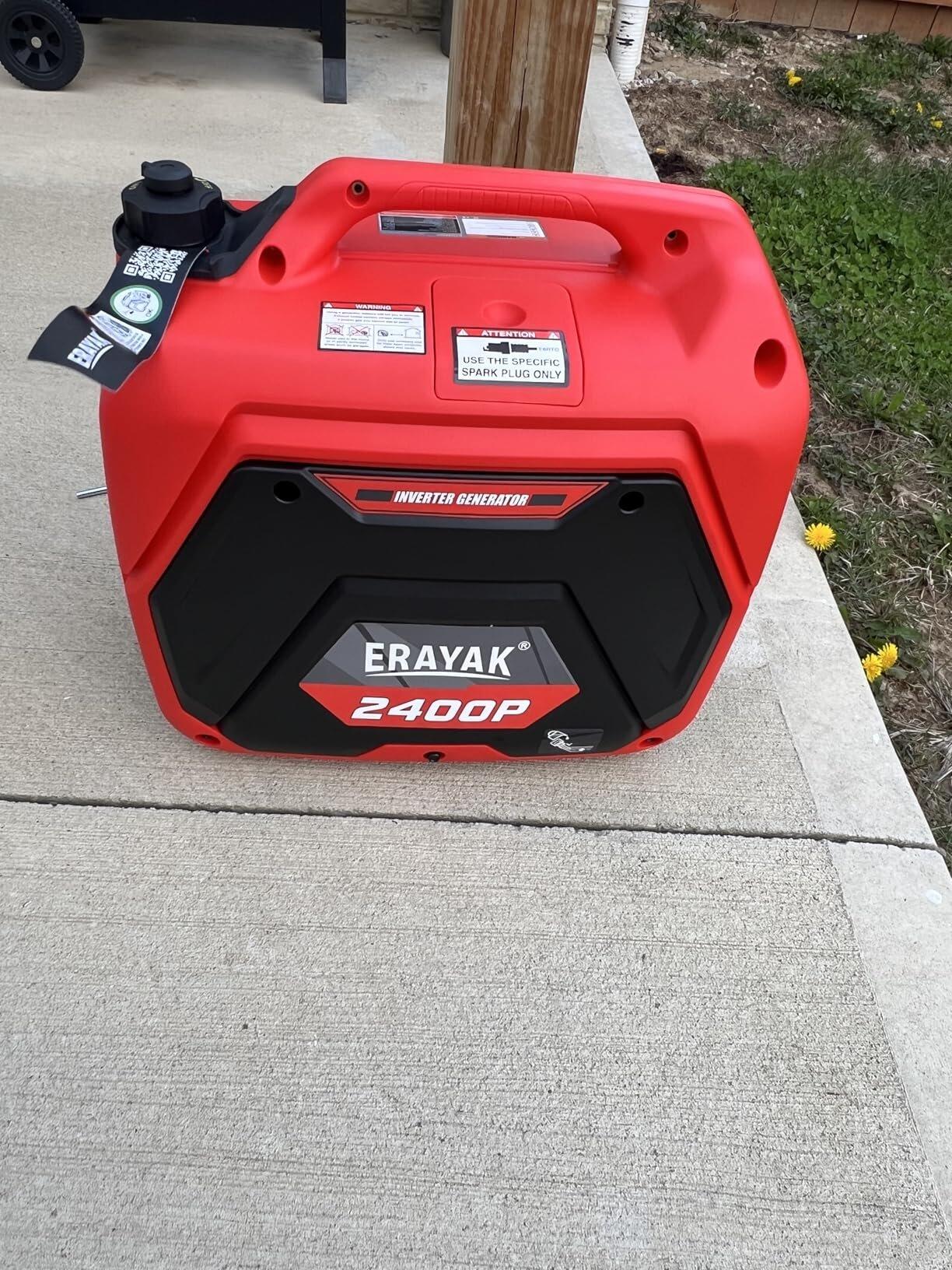 Erayak 2400P Portable Inverter Generator + Wheel Kit - Erayak Power