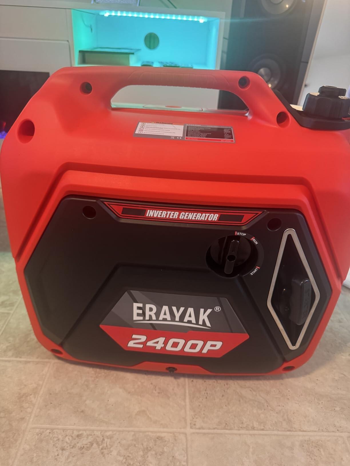 Erayak 2400P Portable Inverter Generator + Wheel Kit - Erayak Power