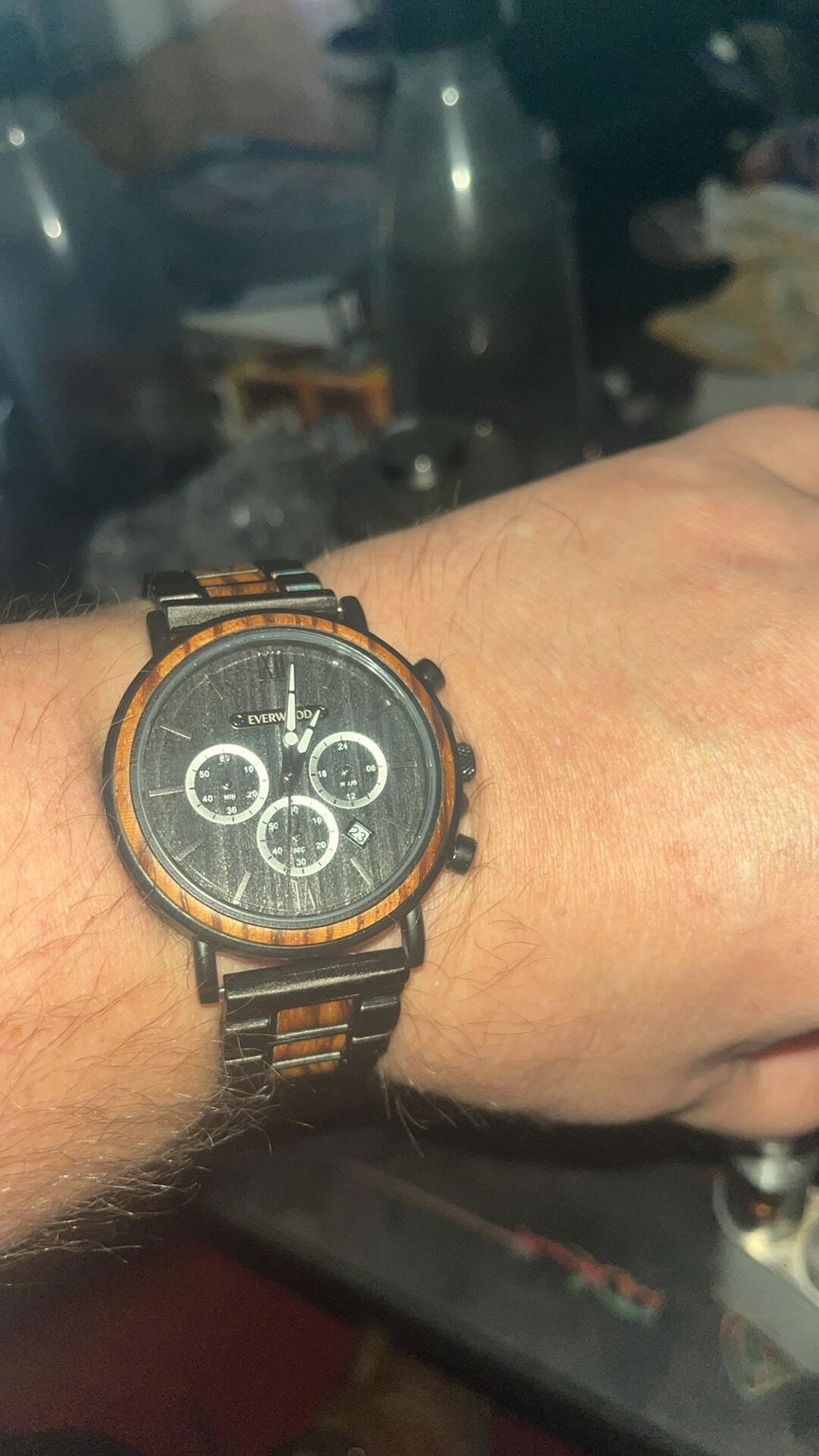 EverWood™  - Soil Zebra Kronográf 44mm