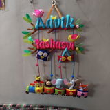 Animal Express Train | Personalised Felt Kids Hanging