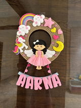 Beautiful Doll | Personalised Felt Kids Jute Hanging