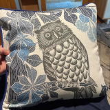 Country Lane Owl 3 Cushion / Throw Pillow