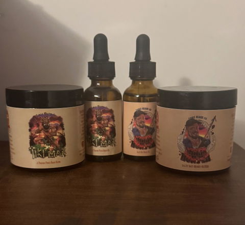 Tiki Man - Beard Butter - Juicy Pineapple, Jungle Woods, Spiced Rum