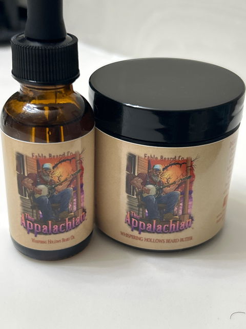 The Appalachian - Beard Oil & Butter Kit - Homestead Honey Cream, Black Mountain Coffee, Rustic Maple Leaf