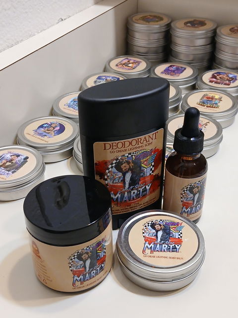 Malt Shop Marty - Beard Oil & Balm Kit - Vanilla Ice Cream, Orange Soda, Whipped Cream Swirl