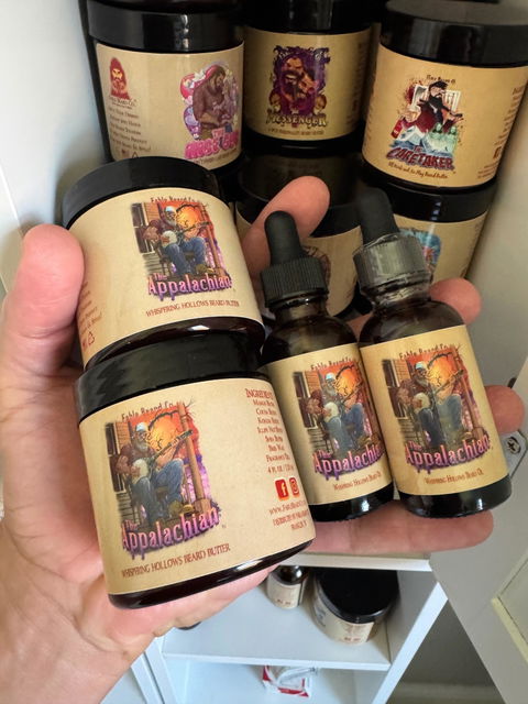 The Appalachian - Beard Oil & Butter Kit - Homestead Honey Cream, Black Mountain Coffee, Rustic Maple Leaf