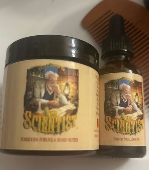 The Scientist - Beard Butter - Key Lime Verbena, Spiced Graham Crunch, Vanilla Citrus Cream
