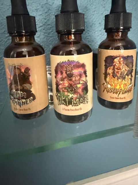 Tiki Man - Beard Oil & Butter Kit - Juicy Pineapple, Jungle Woods, Spiced Rum