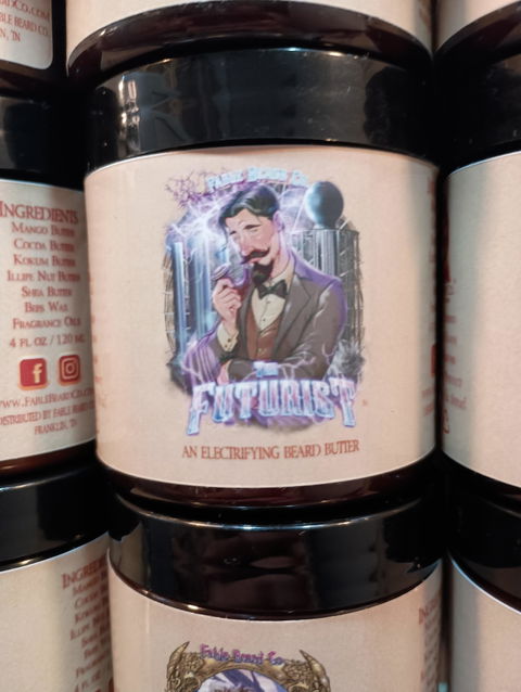 The Futurist - Beard Butter - Voltage Cured Oud, Electric Lavender Bloom, Polished Sandalwood