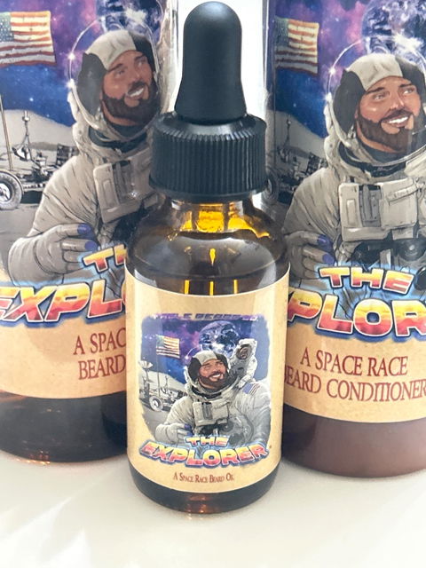 The Explorer - Beard Oil - Silver Birch, Cosmic Air Accord, Dark Mineral Musk