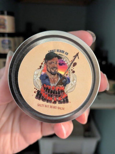 The Shark Hunter - Beard Balm - Succulent Island Pineapple, Toasted Coconut Husk, Pinewood Essence