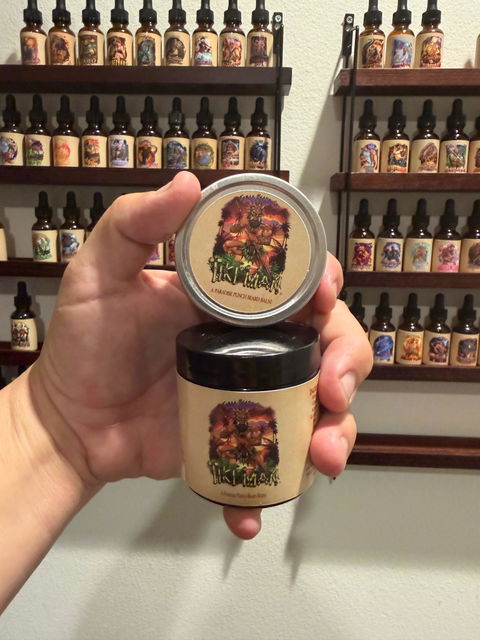 Tiki Man - Beard Butter - Juicy Pineapple, Jungle Woods, Spiced Rum