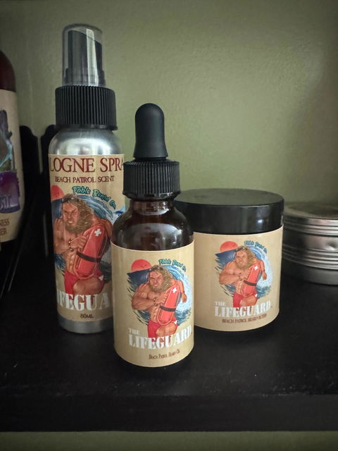 The Lifeguard - Beard Oil - Pineapple Margarita, Creamy Vanilla & Golden Amber
