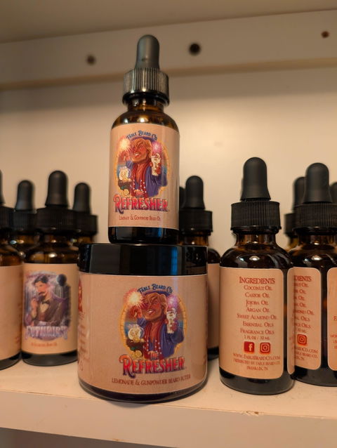 The Refresher - Beard Oil & Butter Kit - Gunpowder and Fresh Squeezed Lemonade