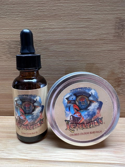 Leviathan - Beard Oil & Balm Kit - Primordial Sea Salt, Warm Star Anise, Rich Coconut Milk