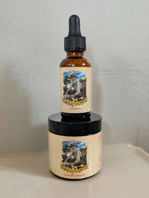The Prospector - Beard Oil & Butter Kit - Glacier Creek Water, Sugar Pine Timber, Frontier Turned Soil