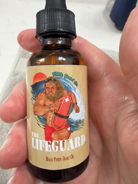 The Lifeguard - Beard Oil - Pineapple Margarita, Creamy Vanilla & Golden Amber