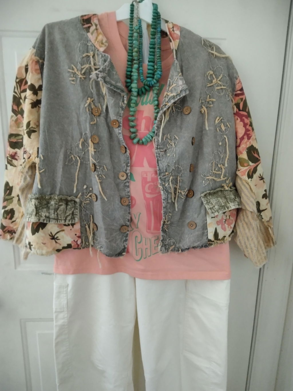 Vintage Rose Stitch Jacket