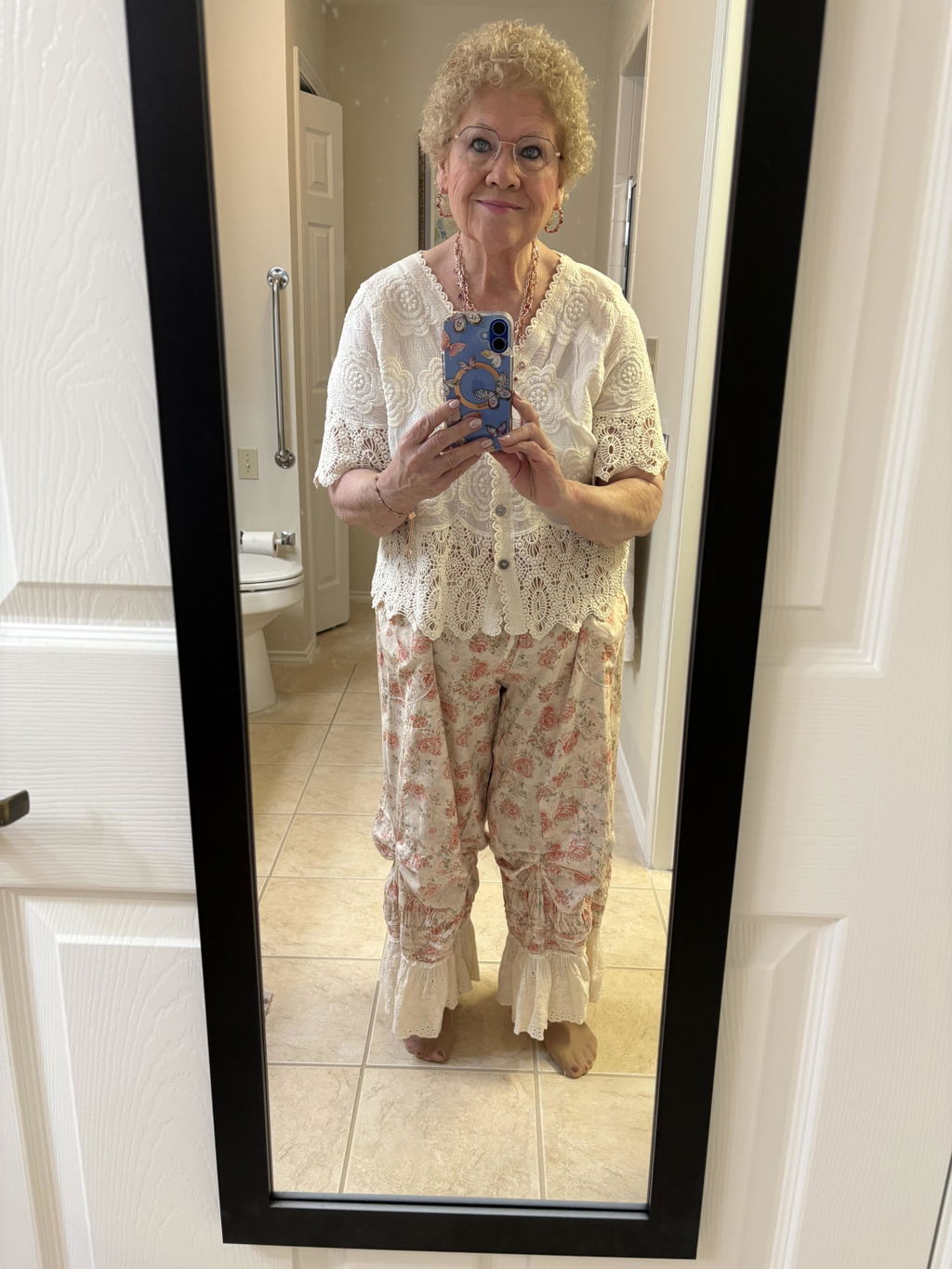 Peach Meadow Cotton Pants