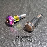 M6 x 1.00 x 25mm Titanium Motor Head Shoulder Bolt