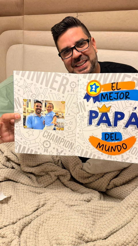 Álbum de Láminas para Papá Personalizado con 18 Fotos