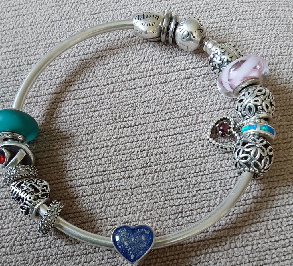 Handwriting Ashes Heart Charm