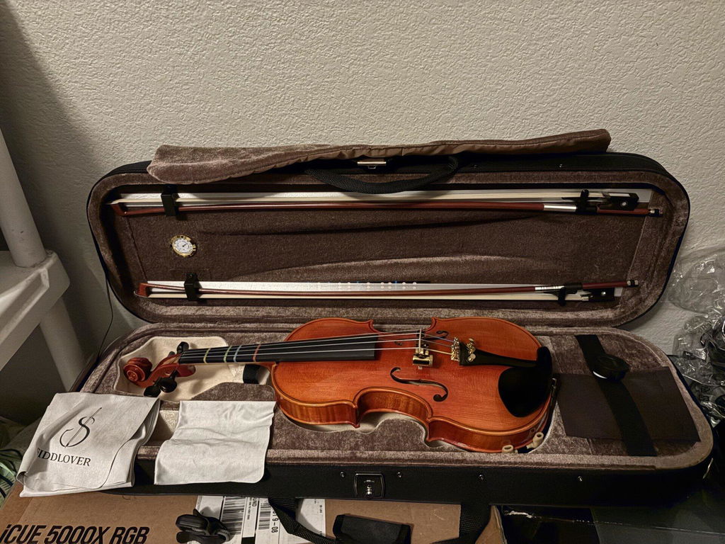 Luxury Full-Size(4/4) Beginner Violin Outfit for Adult&Student Q042 (Out of print)