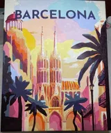 Travel Poster Barcelona