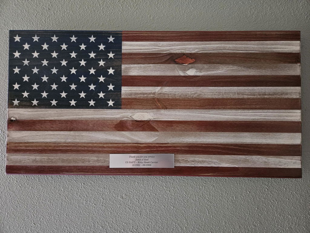 Legacy Series - Wooden American Flag