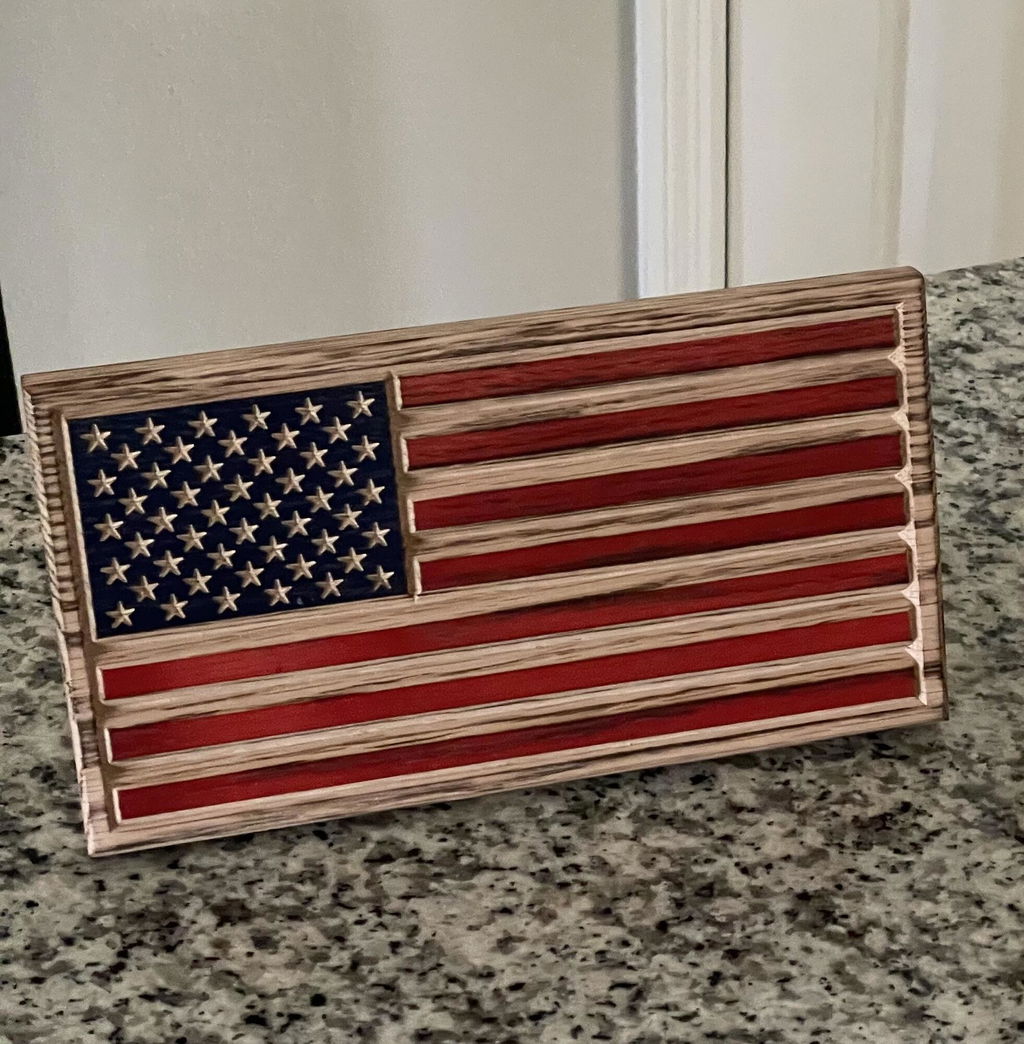 Old Glory Desk Flag