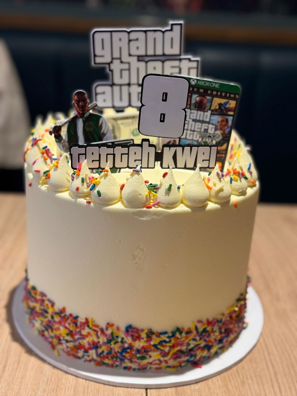 Vanilla Rainbow Cake