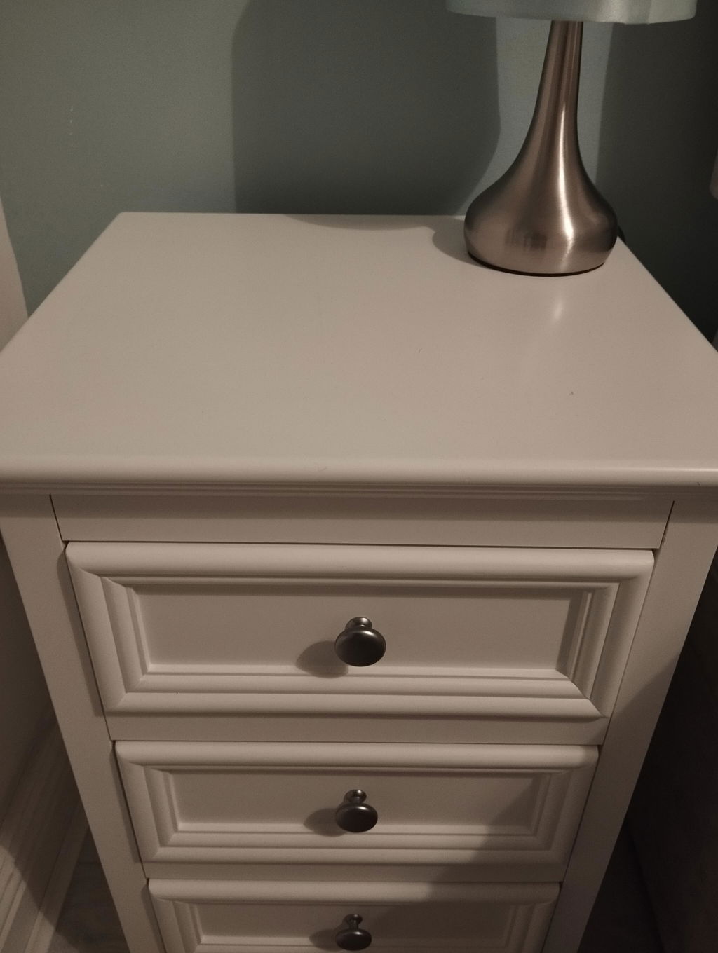 Trent White Bedside Locker
