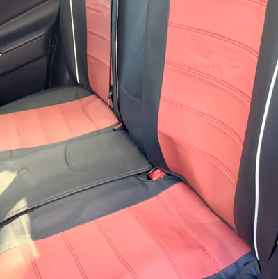 Customer photo of Foneso car seat covers on the rear seats