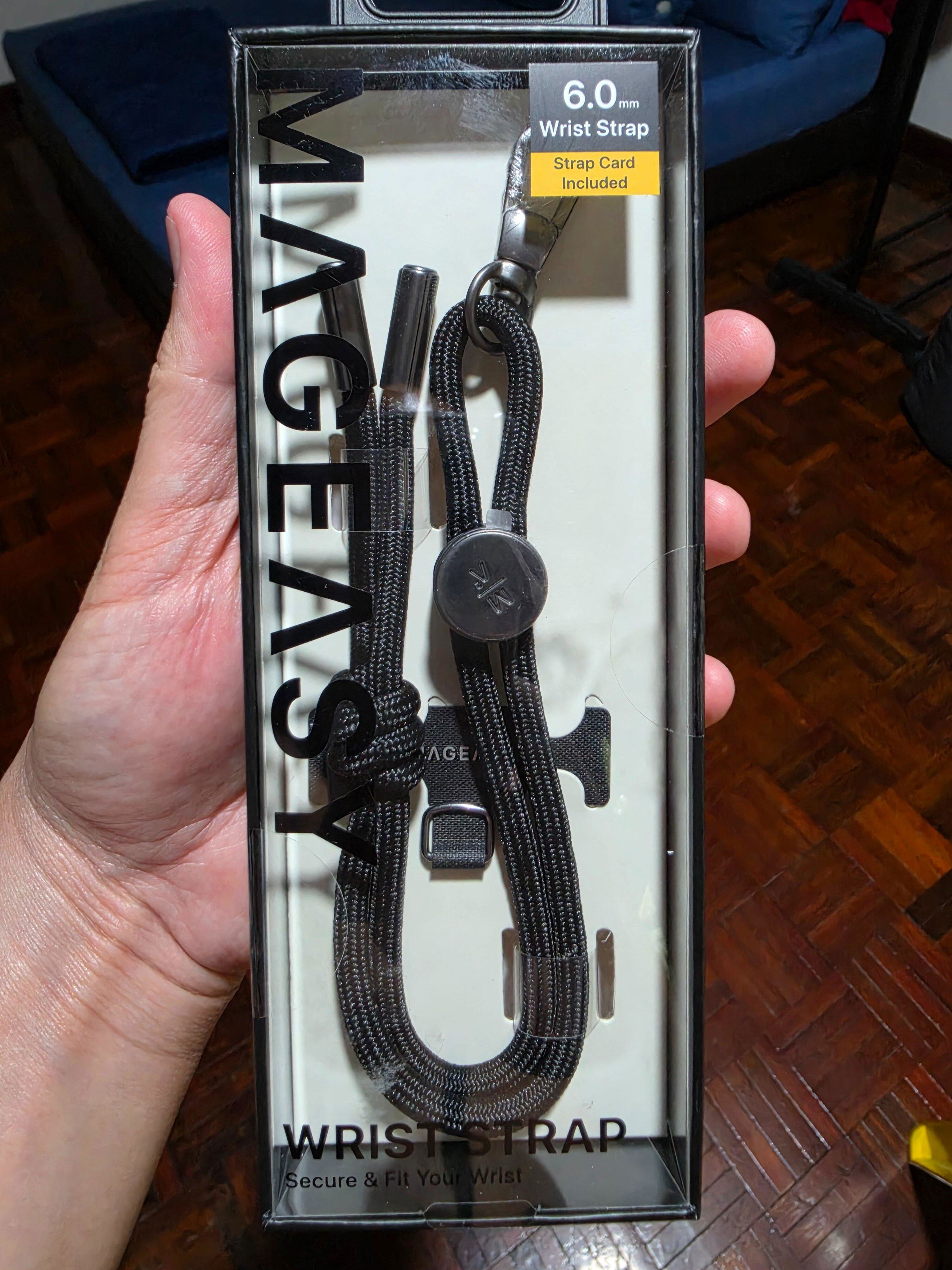 MAGEASY 6mm Wrist Strap + Strap Card - Cord Lock Design