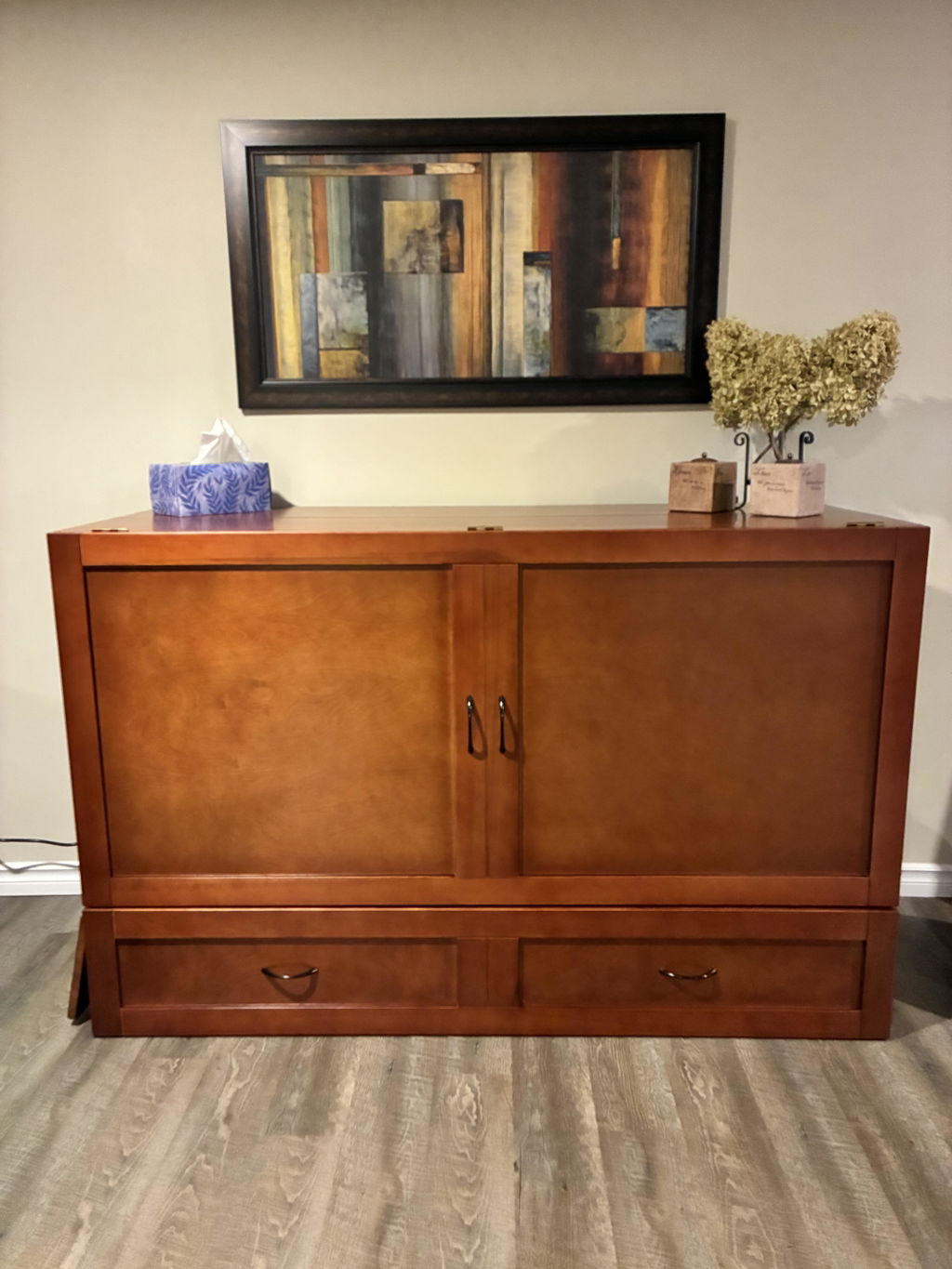 Real customer photo submitted with a Judge.me review of the Olivia Cabinet Bed