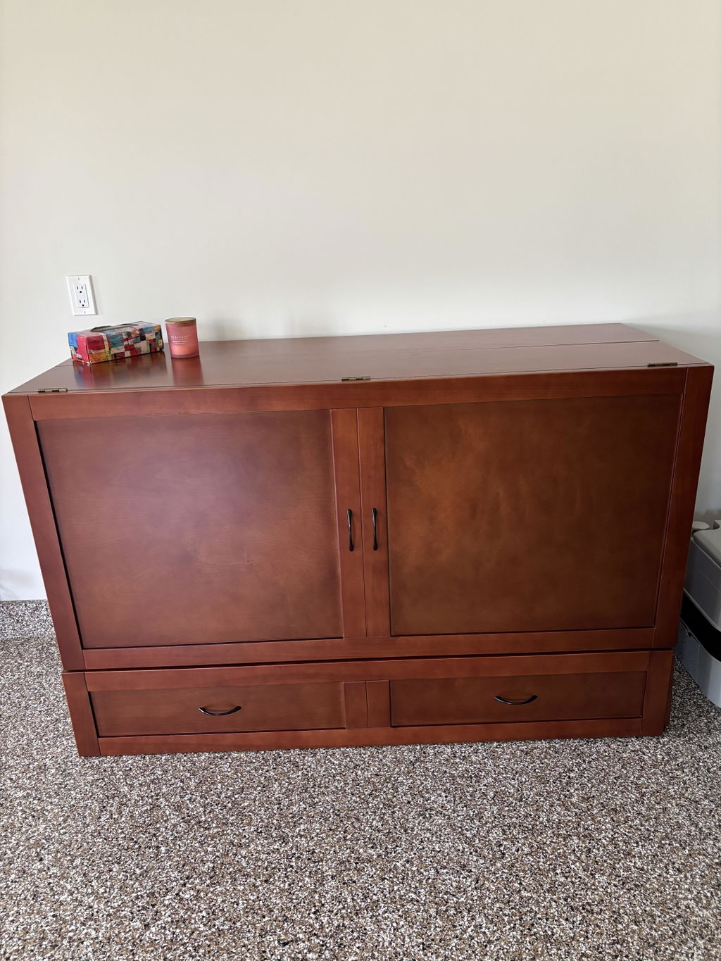Real customer photo submitted with a Judge.me review of the Olivia Cabinet Bed