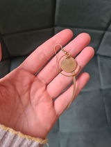 Kit diy boucles d'oreilles disque et griffe K-007