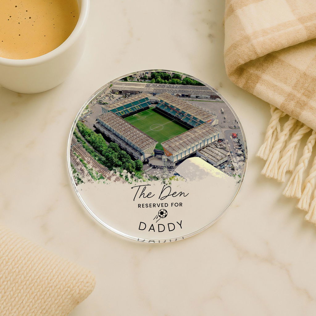 Personalised Millwall The Den Stadium Football Coaster Gift