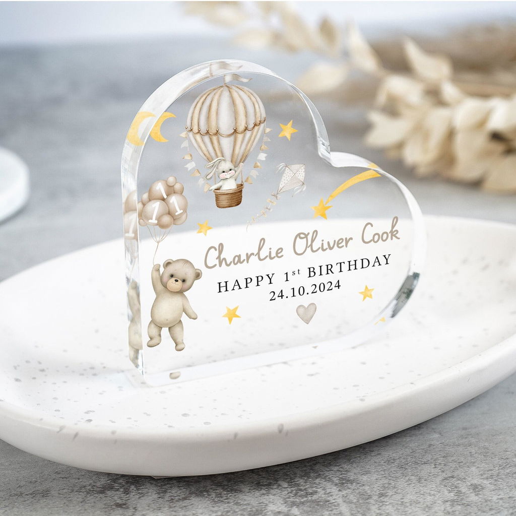 Personalised First Birthday Gift Plaque