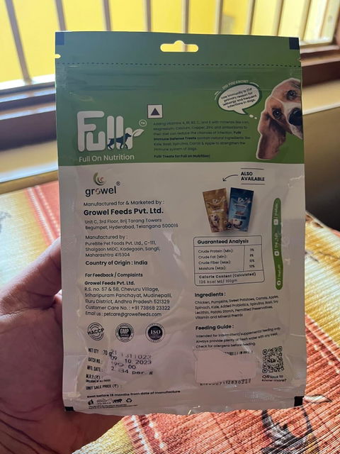 Fullr Immune Defense, Soft & Chewy Sticks for Dog
