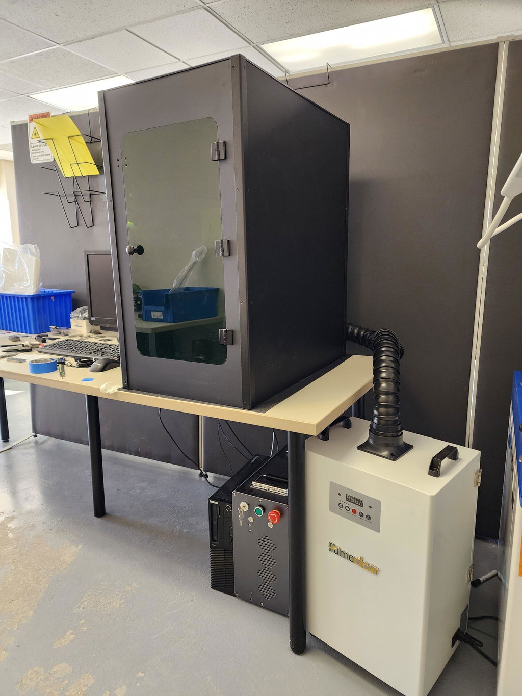 Fumeclear® FC-350 350W Laser Fume Extractor for Welding, Laser Engravers, Cutting