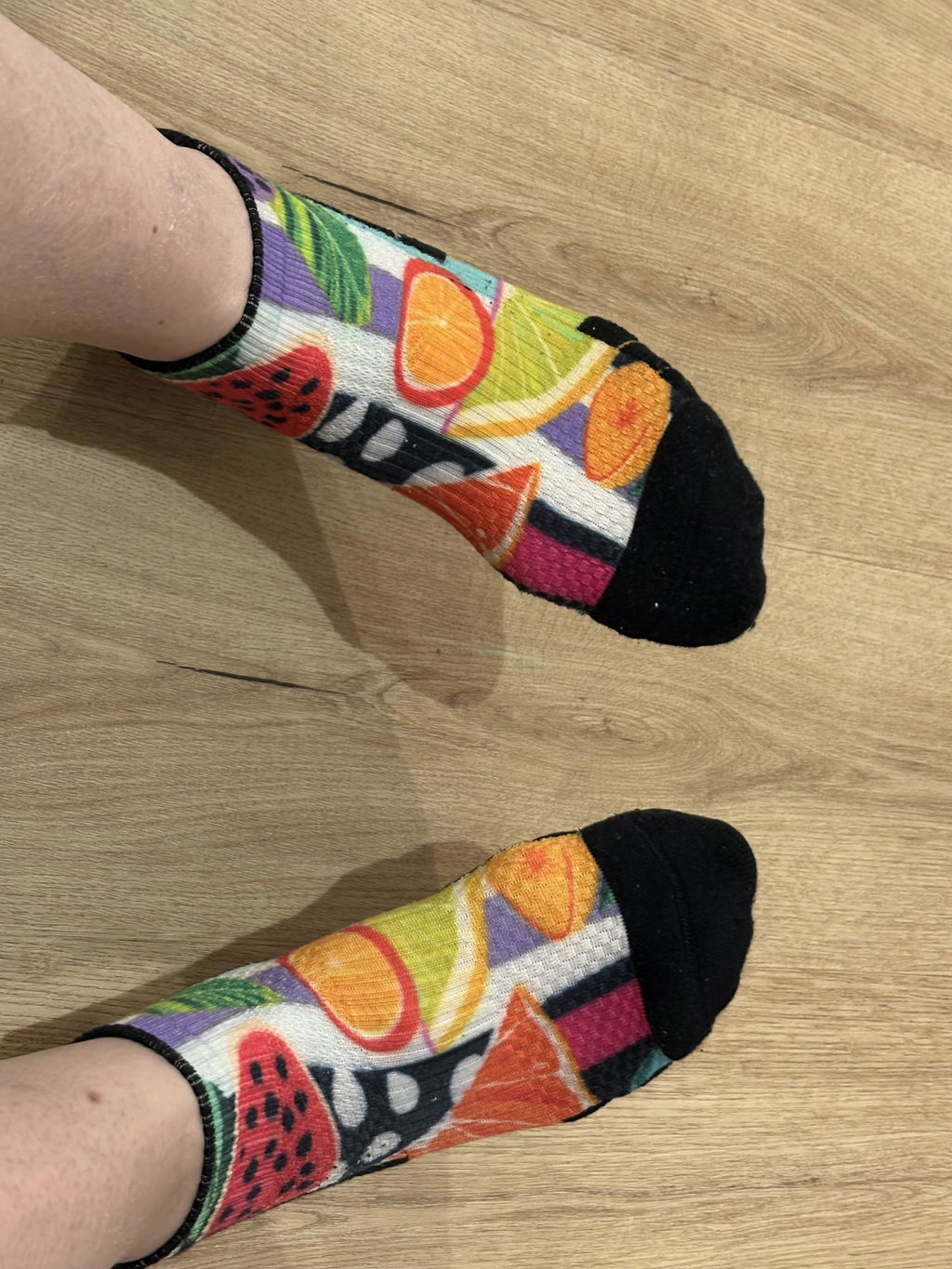 Ankle Compression Socks Fruit Salad Bamboo