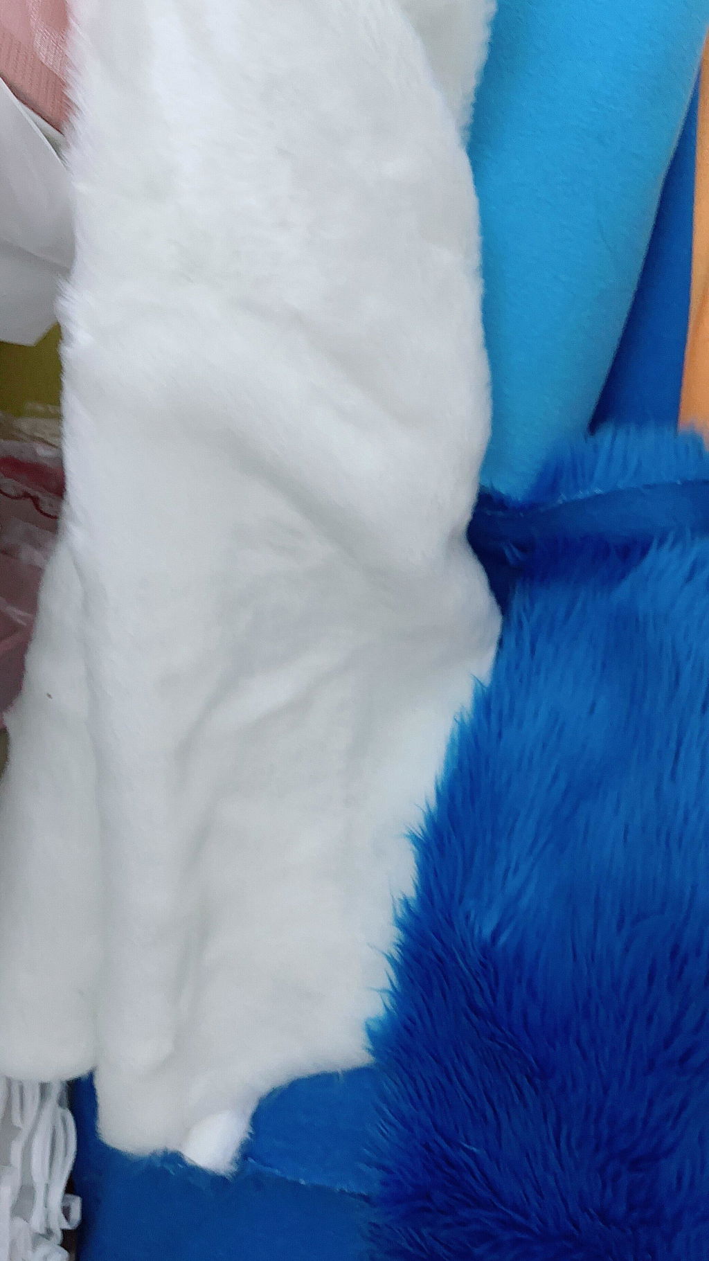 [Ice Cream Short Pile Fur]  2cm Blue Series Faux Fur