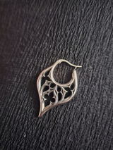 Silver Gothic Architecture Earrings